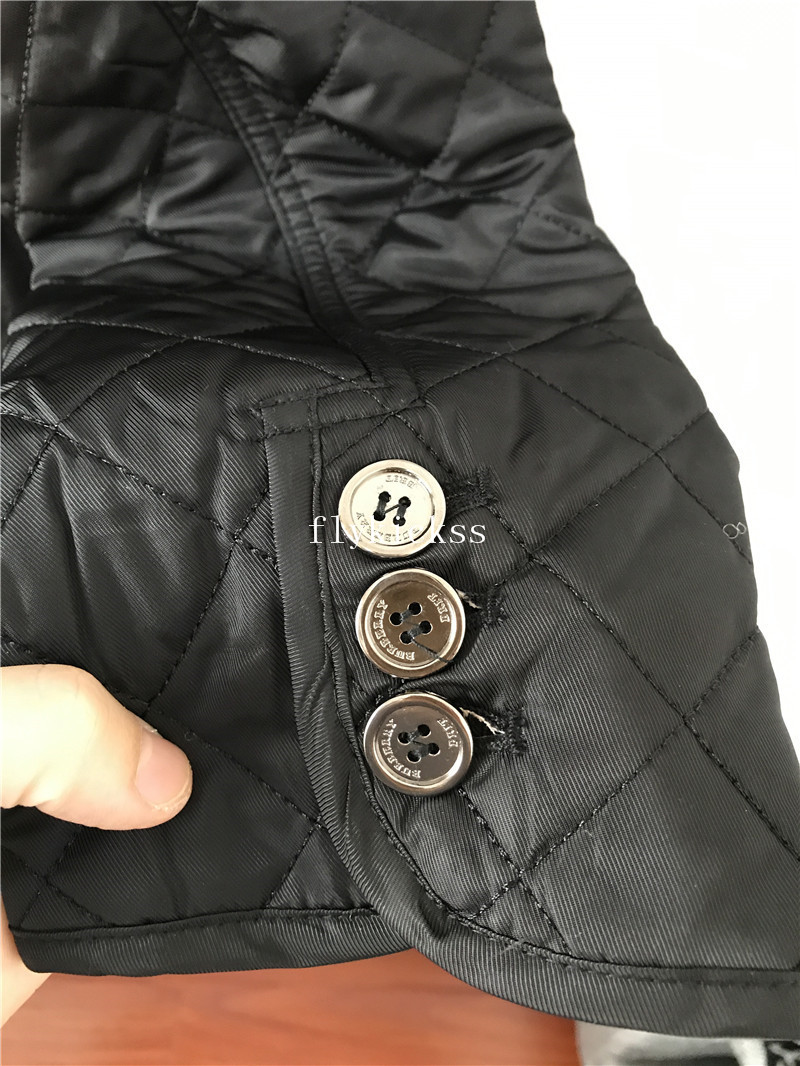 Burberry Winter Coats Women Black Ladies Jackets Overcoats